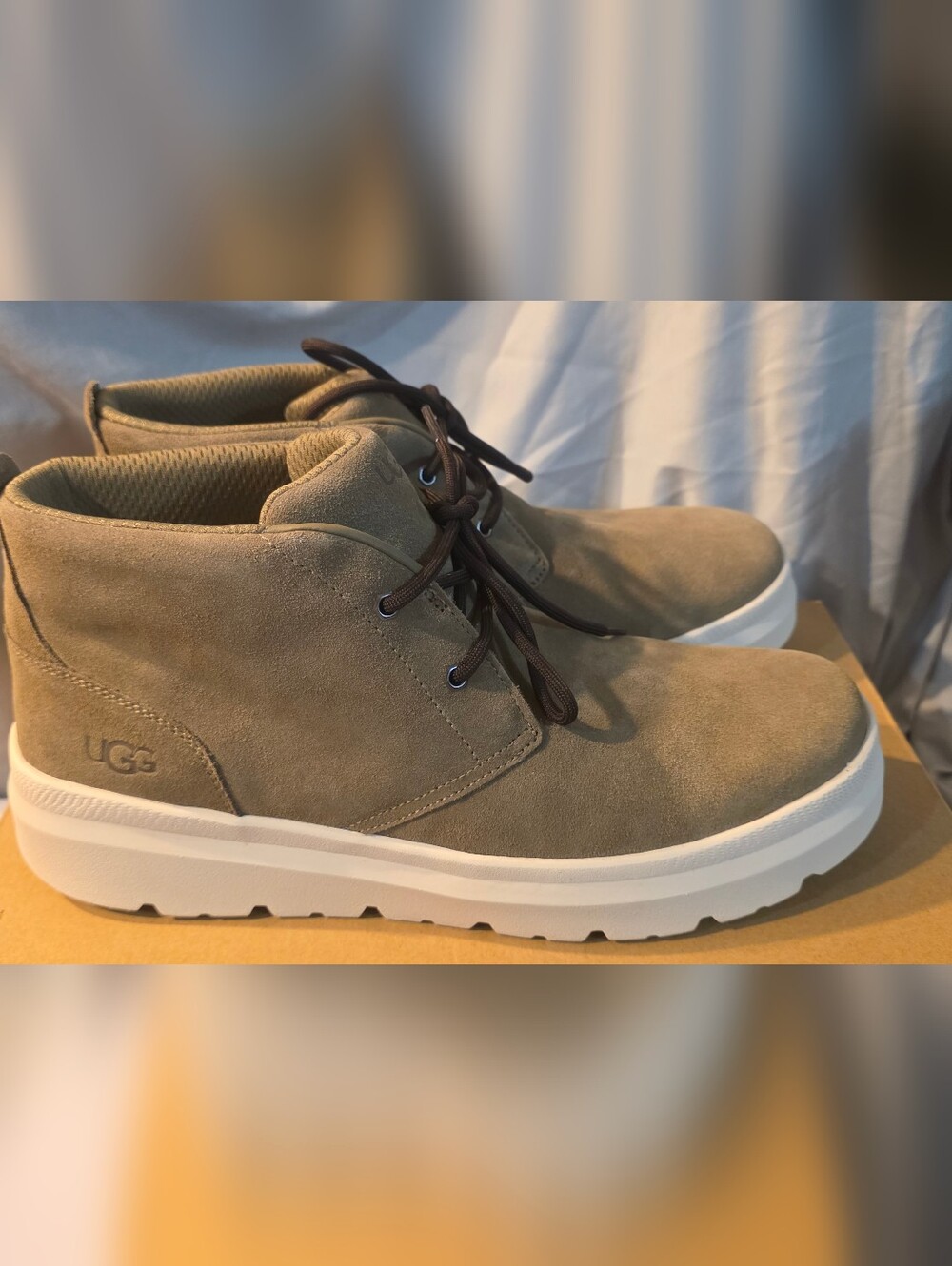 UGG Burleigh WP Chukka Boot Antilope 1151773 Men Size 14 New No Box Top